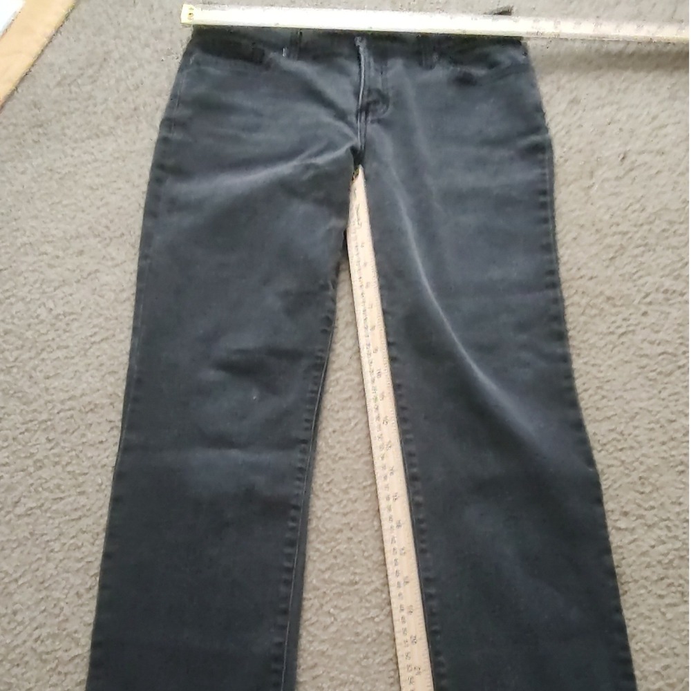 St Johns Bay Women's Gray‎ Straight Leg Jeans Size 10 Petite